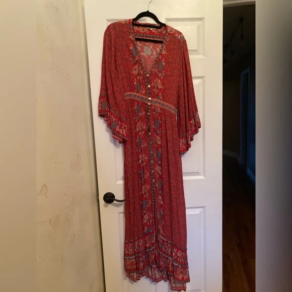 Arnhem Ophelia Maxi Dress, Salsa, Size AU14, US10 - Picture 2 of 11